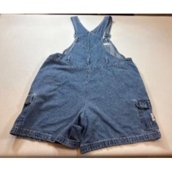 Vintage Winnie The Pooh Denim Overalls Shorts Size18W/20W Embroidered (FF154) - Picture 12 of 12